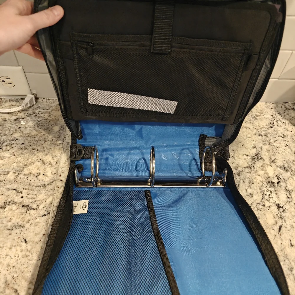 Case-It The Mighty Zip Tab 3-Ring Zipper Binder